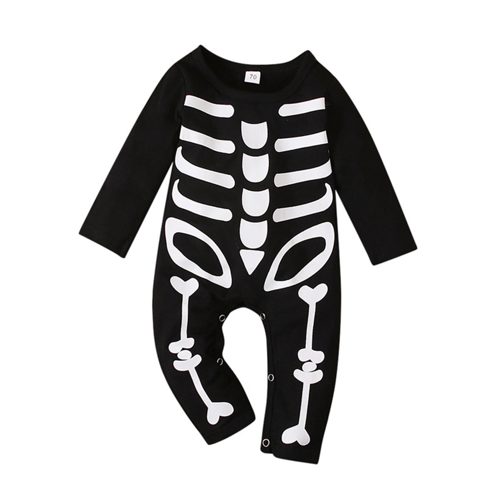 Skeleton Infant Costume  Romper Jumpsuit for Halloween main image 1