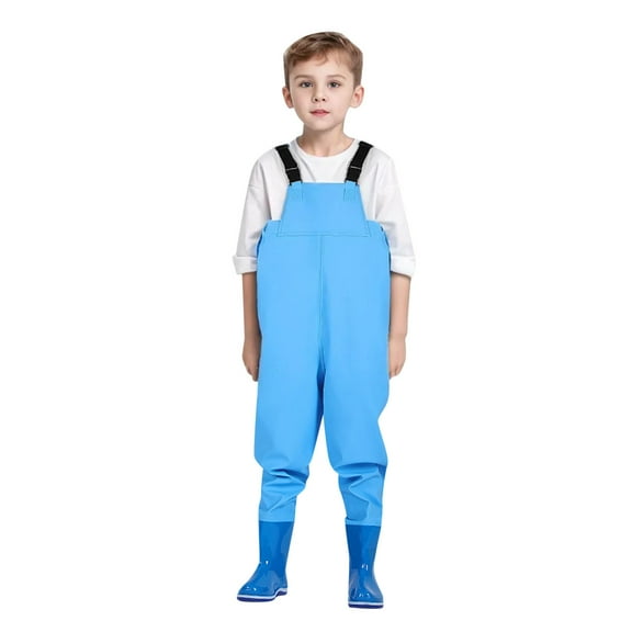 Boys Romper & Jumpsuit Kids Chest Waders Youth Fishing Waders for Toddler Children Fishing Attire with Integrated Boots