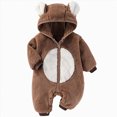 thumbnail image 1 of Boys Romper Long Sleeve One-Piece Jumpsuit Clothes 0-3 Months, 1 of 4