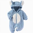 thumbnail image 1 of Boys Romper Long Sleeve One-Piece Jumpsuit Clothes 6-12 Months, 1 of 4