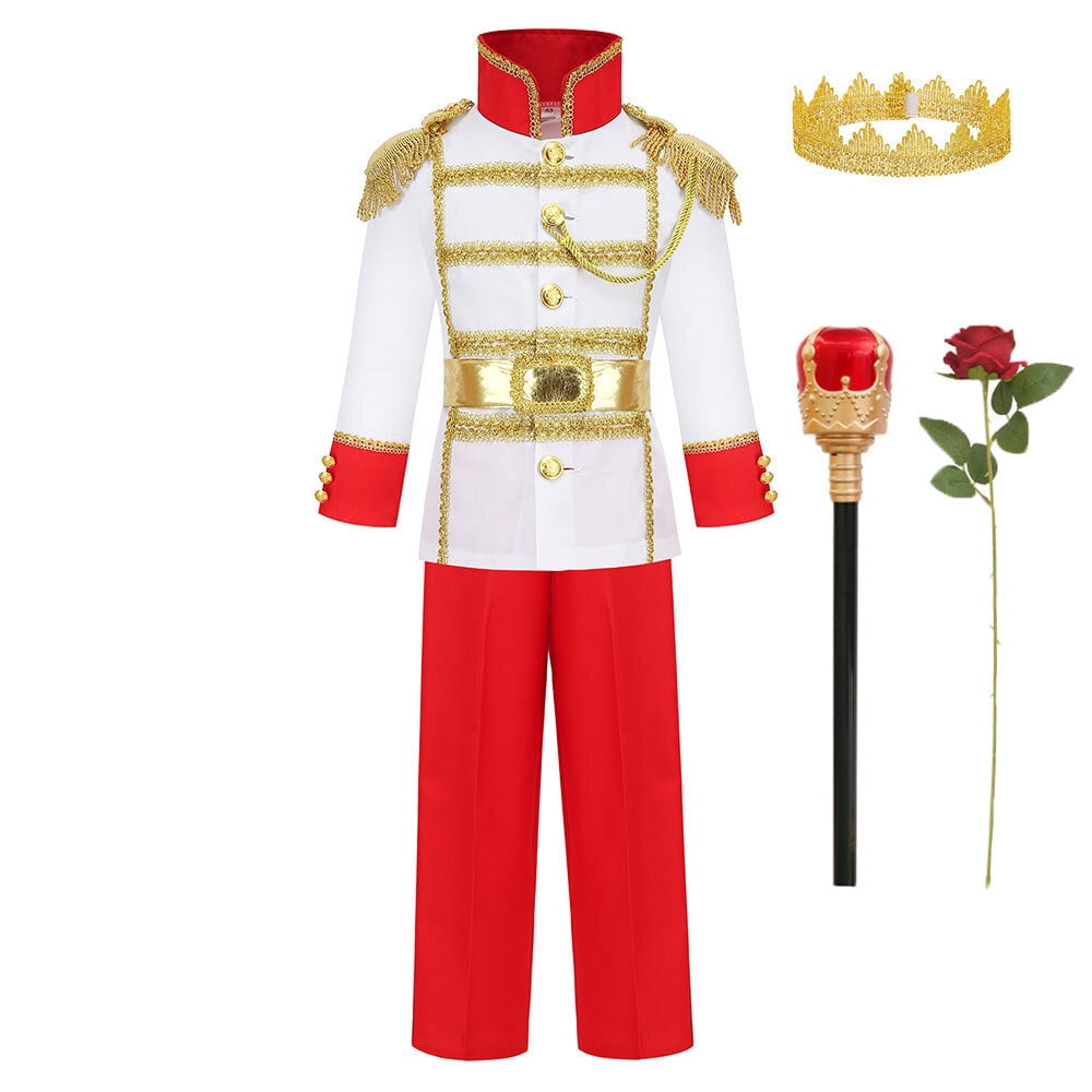 Boys Royal Prince Costume Halloween Birthday Cosplay Fancy-Dress Costume -  Walmart.com, image size:1000x1000