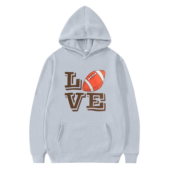Boys Rugby Football Letter Print Hoodie Long Sleeve Pullover Warm Kids Athletic Sweatshirt Top Outfit Crew Neck Cute Pullover Relaxed Fit Tops