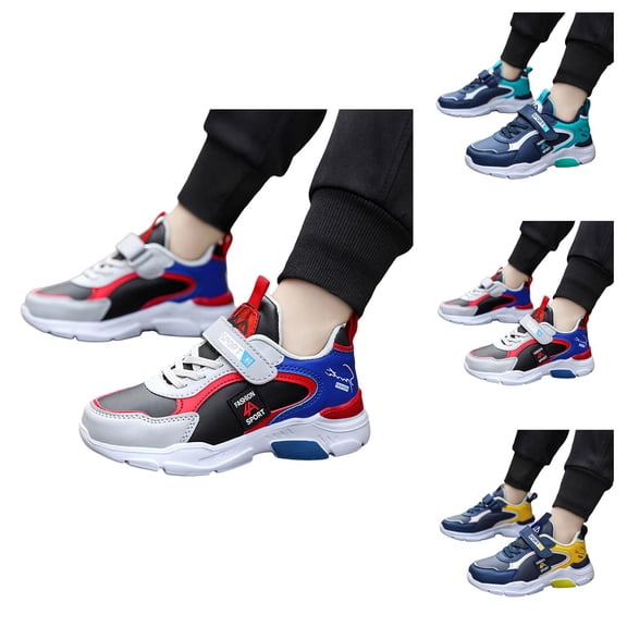 Boys Running Shoes Kids Sneakers Boys Girls Shoes Kids Tennis Athletic Running Walking Lightweight Sneakers For Little/Big Kid