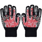 Boys Scary Skeleton & Monster Knit Glove Sets in 12 Creepy Styles and Colors