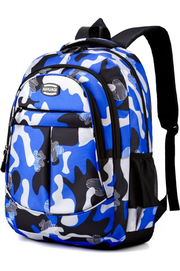 Boys School Bags for Kids, 15.6 inch Laptop Backpacks Travel Bookbag School Backpack for Teen Boys, Blue