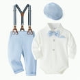 thumbnail image 1 of Boys School Clothes Little Fall Winter Button Front Long Sleeve Pocket 1T 2T 3T 4T 5T 6T Everyday Outfit Set 2 Pcs Boys Gentleman Vest Set Boys Weekend Birthday Suit Boys Suit, 1 of 6