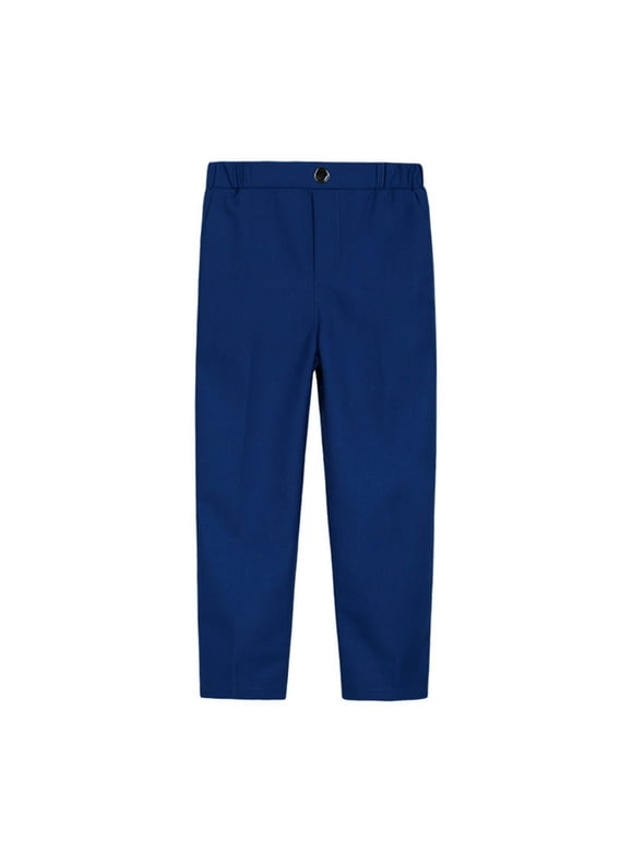 Elastic Waist Uniform Pants Boys