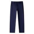 thumbnail image 1 of Boys School Uniform Dress Suit Pants Straight Leg Trousers Wrinkle-Resistant Comfort Fit Kids Pants for School 3-16 Years, 1 of 3