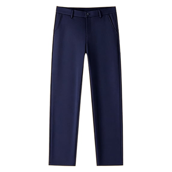 Boys School Uniform Dress Suit Pants Straight Leg Trousers Wrinkle-Resistant Comfort Fit Kids Pants for School 3-16 Years