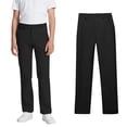 thumbnail image 1 of Boys School Uniform Pants Pull On Chino Pants with Pockets Straight Pants Black Uniform Pants Boys Back to School Clothes Teen Boys Pants 11-12 Years, 1 of 6