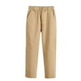 thumbnail image 1 of Boys School Uniform Pants Pull On Elastic Waist Sweatpants Spring Fall Outerwear Long Pants Khaki 4 Years, 1 of 3