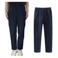 thumbnail image 1 of Boys School Uniform Pants Straight Pants with Pockets Pull On Chino Pants Elastic Waist Pants Boy Navy Blue Uniform Pants Boys Back To School Clothes Boys Pants Size 13-14 Years, 1 of 7