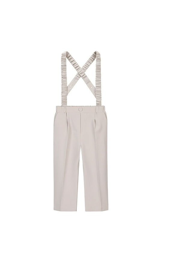 Boys School Uniform Performance Khaki Pant Flat Front Comfortable Waistband Khaki 1 Y -2 Y