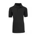 thumbnail image 1 of Boys School Uniform Polo Shirt - Black, Size 12 - Case of 36, 1 of 1