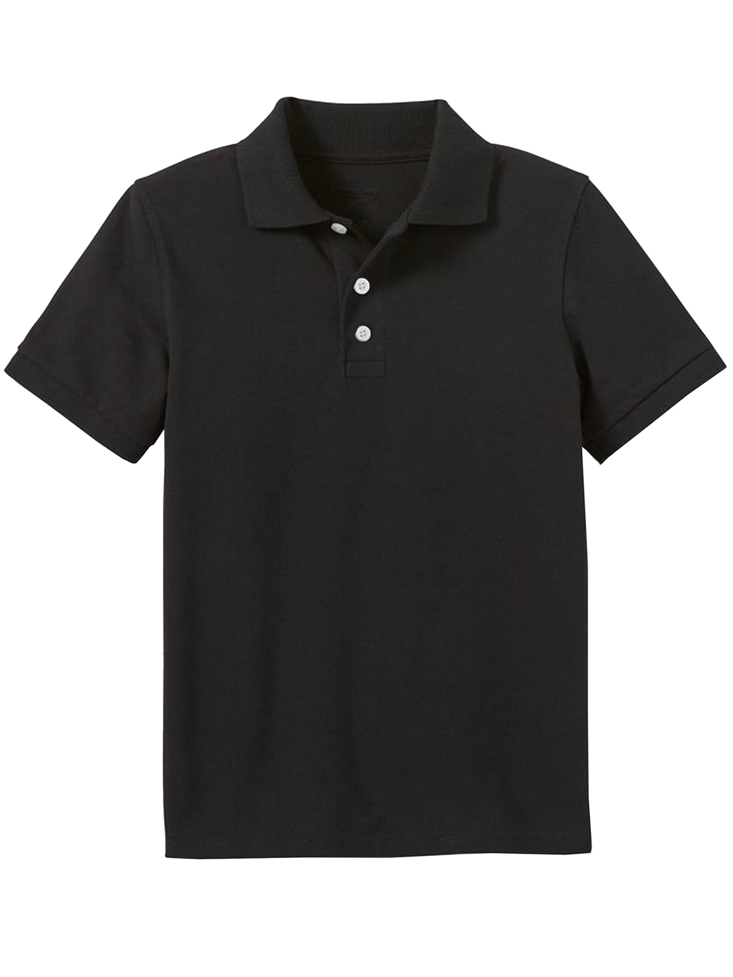 Boys School Uniform Short Sleeve Pique Polo Shirt (XS-2XL)