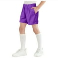 thumbnail image 1 of Boys' School Uniform Short, Soft Fabric with Elastic Waist, Flattened Seams & Pockets Gym Cool Summer Shorts 18M-15Y Girls Basketball Shorts, 1 of 6