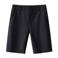 thumbnail image 1 of Boys School Uniforms Adjustable Waist Shorts Boys Back To School Clothes, 1 of 9