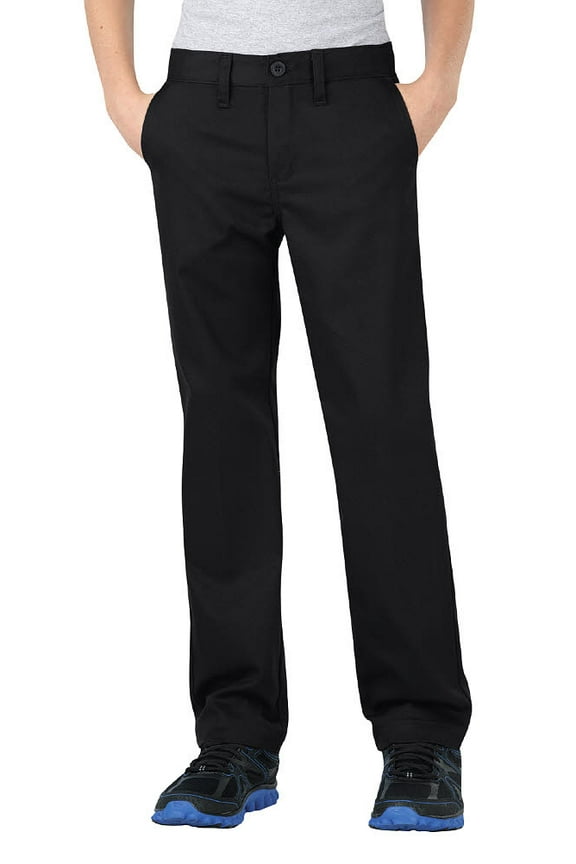 Boys' School Uniforms Slim Fit Flat Front Ultimate Khaki Pant