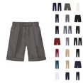 thumbnail image 1 of Boys School Uniformss Flat Front Performance Stretch Short Chino Shorts, 1 of 3