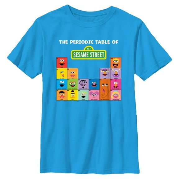 Boys Sesame Street The Periodic Table T Shirt