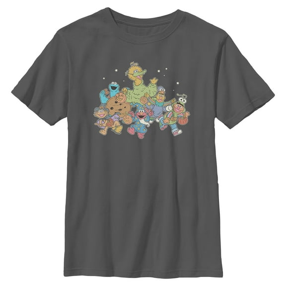 Boys Sesame Street Trick Or Treat With Elmo And His Friends T Shirt