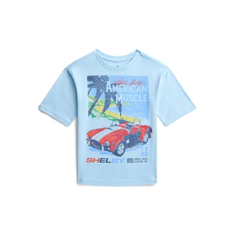 Shelby Boys Graphic Tee with Short Sleeves, Sizes 4-18