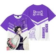 thumbnail image 1 of Boys Shirt Anime Demon Slayer Shirt Cosplay Top Cartoon T-Shirts Fashion Casual Short Sleeve -XL, 1 of 2