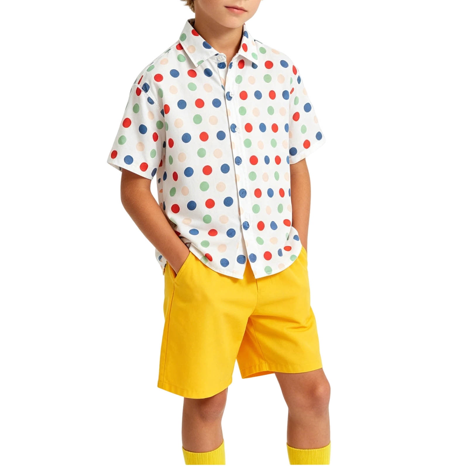 Ratching Activity Boys Shirt and Shorts Activewear Set, Performance, Matching Sport ...