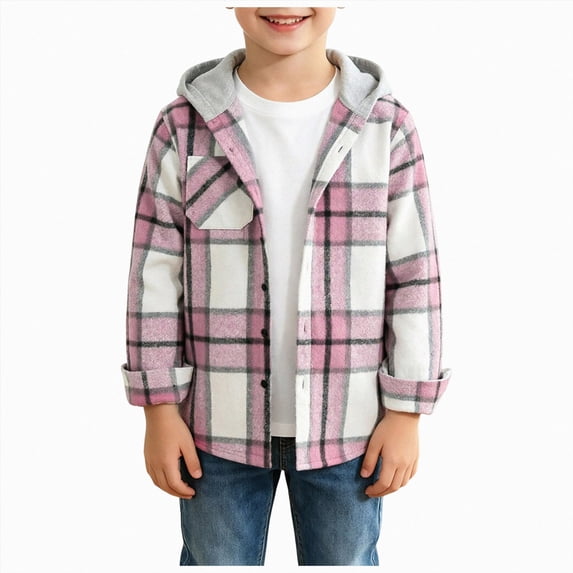 Boys' Shirt With Turn Down And Buttons Loose Fit Versatile And Simple Comfortable Soft And Breathable,Button Down Shirt 7-8 Years