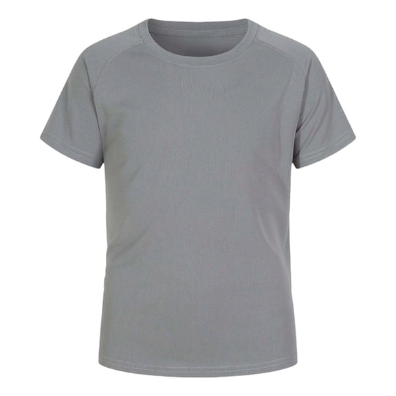 Boys Shirts, Boys Rash Guard Swim Shirt Short Sleeve Swimwear Toddler Kids Youth Rashguard Water Shirt Shirt, Boys Clothes(Grey,5-6 Years)