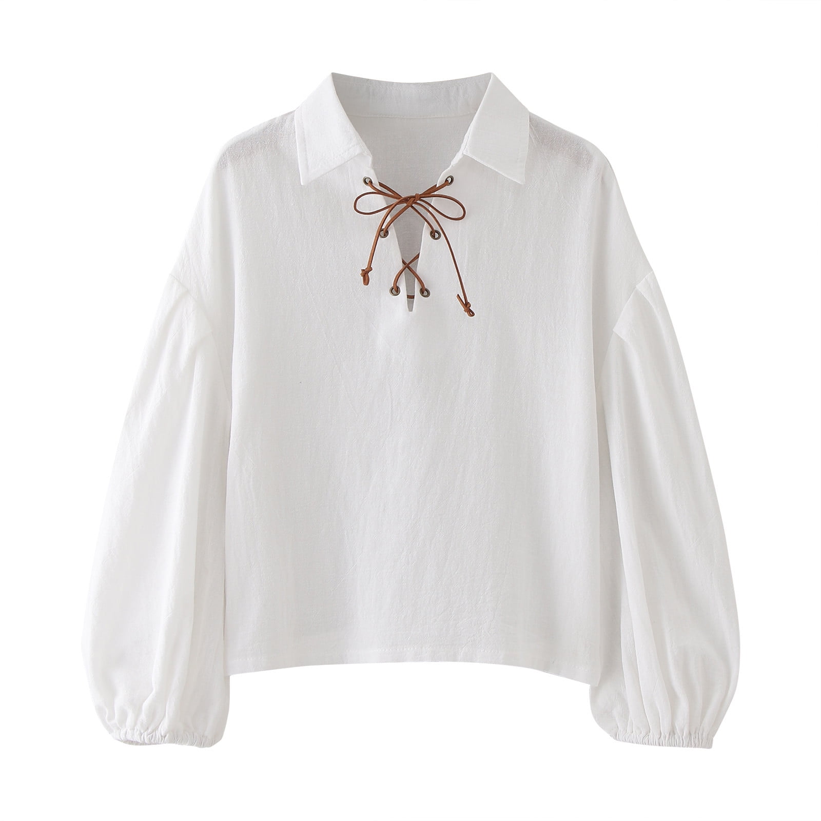 Boys Shirts,Renaissance Shirt Lace-Up Scottish Jacobite Top Halloween ...