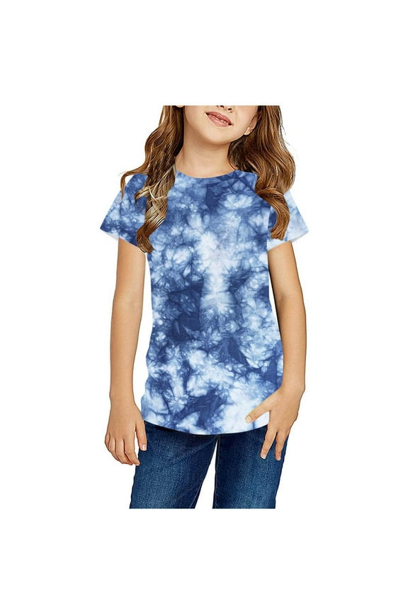 Boys Shirts Girls Graphic Novelty T-Shirts for Kids Unisex Short Sleeve Top Tees Shirt for 3-14 Years