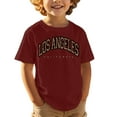 thumbnail image 1 of Boys Shirts Los Angeles Shirts Graphic T Shirt Short Sleeve Crewneck Undershirts Girls Summer Clothes Size 12-13, 1 of 4