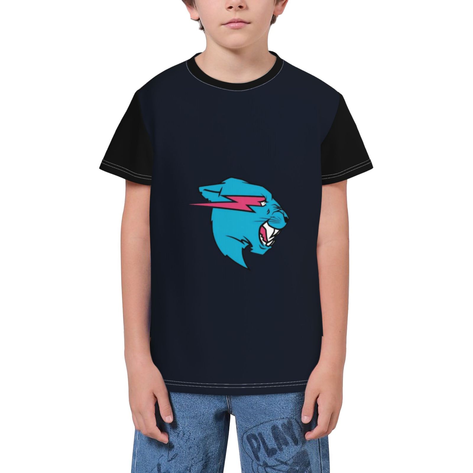 Boys Shirts MR BEAST TShirts for Kids Unisex Short Sleeve Top Tees
