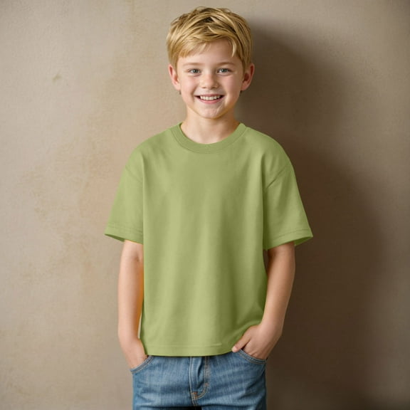 Boys Shirts Size 10-12 Boys Shirts Short Sleeve Shirts for Boys Cotton T-Shirts Kids Toddler Tshirts Tees Clothes Summer Tops
