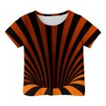 thumbnail image 1 of Boys Shirts Size 10-12 Fashion Cool 3D Graphic Short Sleeve T-Shirts Gift Trendy Kid Shirt Casual Crewneck Soft and Breathable Shirts Pullover Tops Summer Clothes Orange 6-7 Years, 1 of 4