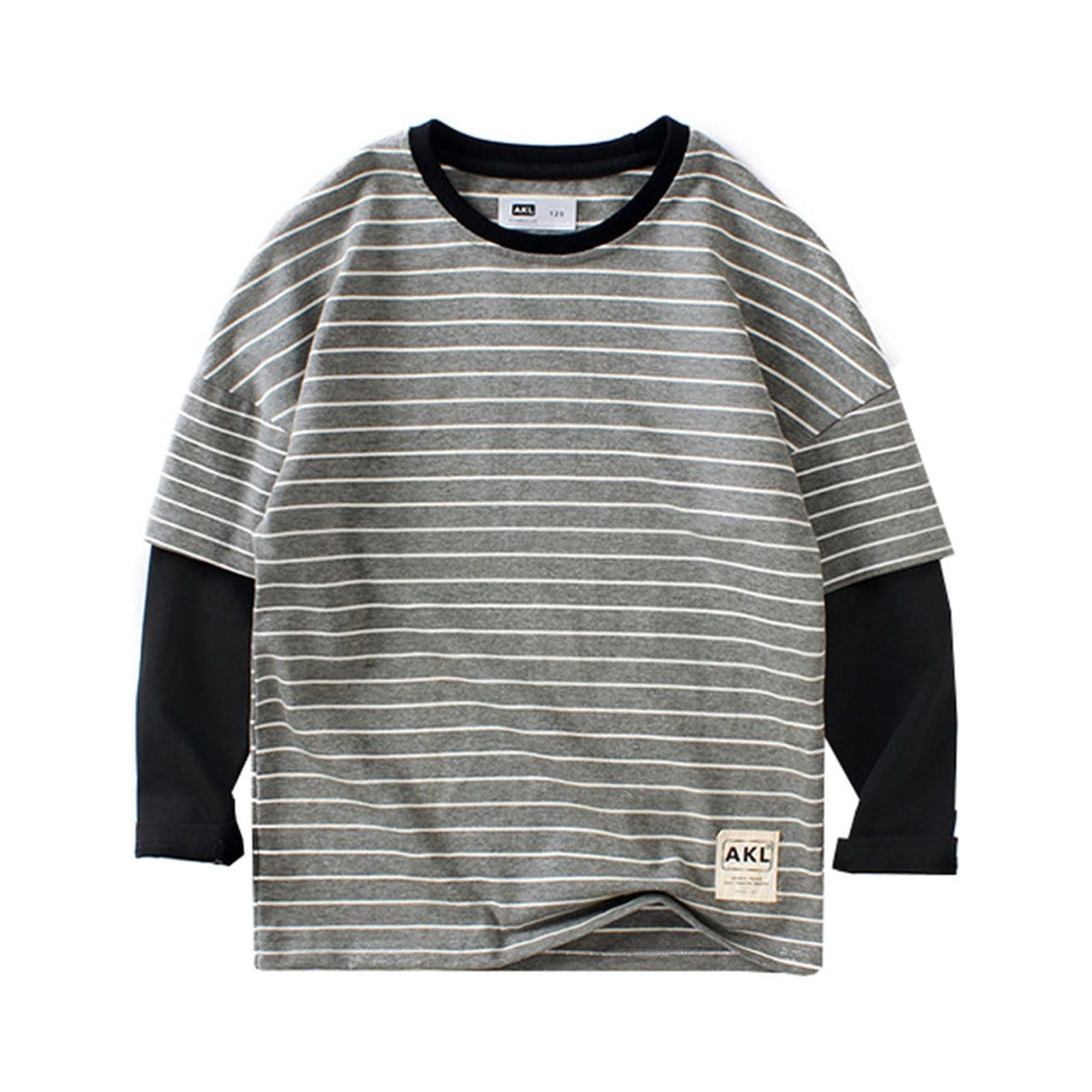Boys Shirts Size 1012 Kids Toddler Boys Girls Striped Sweatshirt