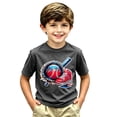 thumbnail image 1 of Boys Shirts Size 6 Round Neck Solid Color Back To School T Shirt Fashion Pullover Tops Preppy T Shirts for Boys and Girls, 1 of 4