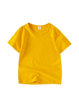 Plain yellow t shirt toddler shop