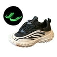 thumbnail image 1 of Boys Shoes Black Zero Drop Trendy Wide Toe Box Boys Sneakers Non- Lace-Up Running Athletic Shoes for Toddler/little Kid/big Kid, 1 of 8