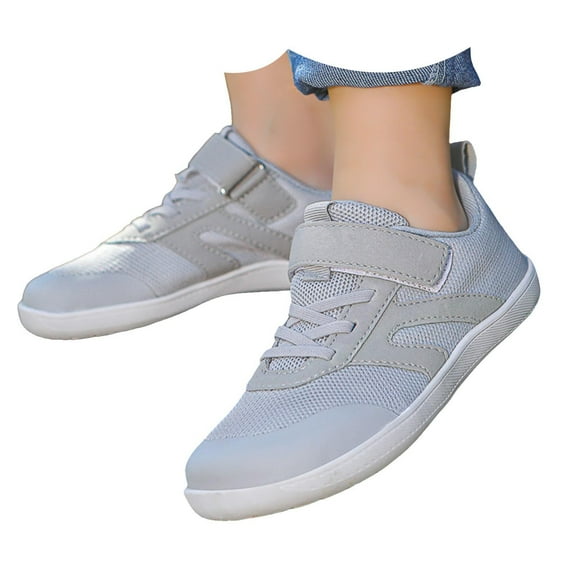 Boys Shoes,Children Leisure Sports Non Wide Walk Dance Casual Wear,Toddler Girl Shoes,Grey,13.5
