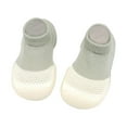 thumbnail image 1 of Boys Shoes Colors Indoor First Mixed Mesh Elastic Toddler Sneakers Green 0 Months-6 Months, 1 of 4