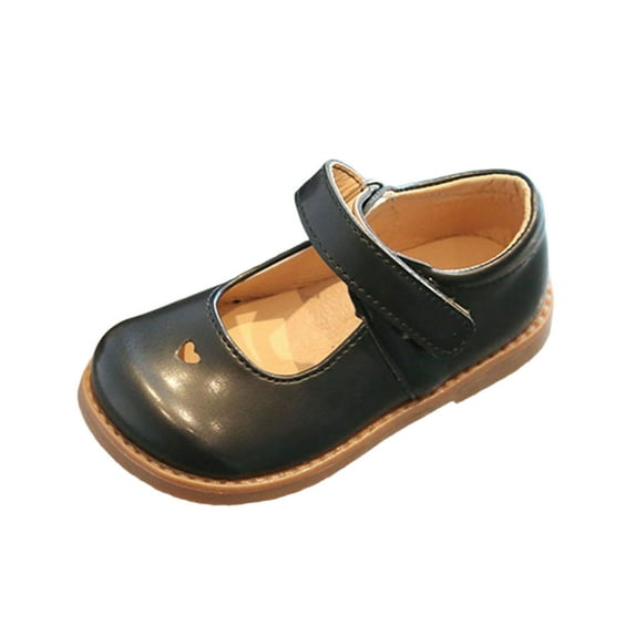 Boys Shoes,Footwear Children Girls Athletic Flat Thick Sole Lightweight Easy Wear Breathable,Toddler Girl Shoes,Black,6-7 Years