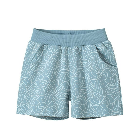 Boys Short Boys Khaki Shorts Shorts Suitable for and Children with Full Flower Printing. Soft and Breathable Material. Elastic Waistband Design. Casual and Sporty Clothing. Summer Activity Shorts.
