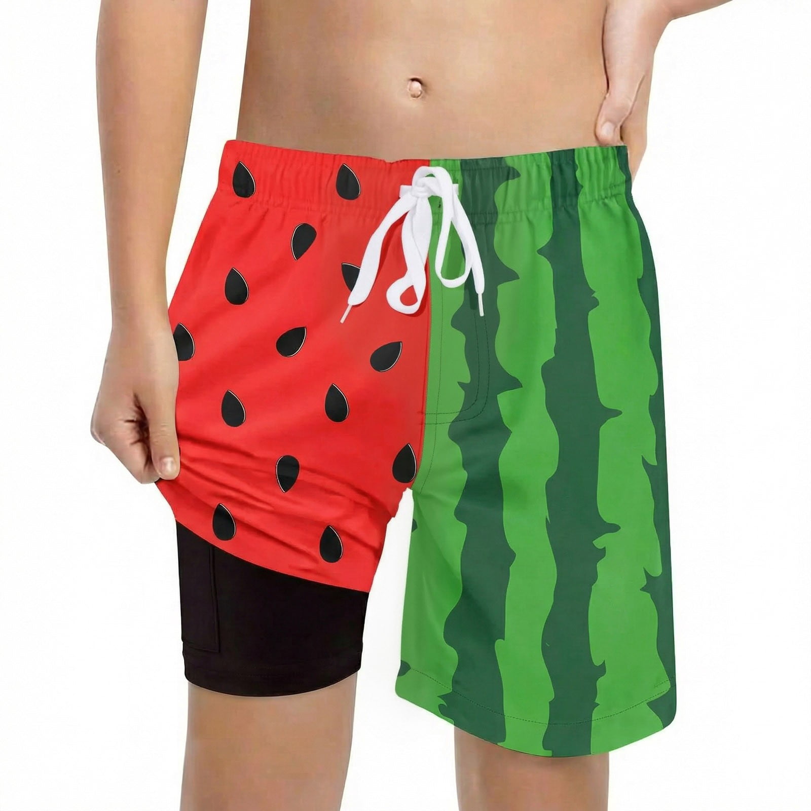 Boys Short Kids Casual Summer Shorts With Inner Pocket Elastic Waist ...