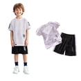 thumbnail image 1 of Boys Short Sets 2 Pcs Shirt Short Sets Quick Dry Athletic Shirts Clothes for Boys 1-2 Years Boys Girls Fashion, 1 of 4