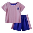 thumbnail image 1 of Boys' Short Sets Short Sleeve Boys Athletic Shirts and Mesh Boys Soccer Shorts Two Piece Soccer for Girls 8-10 Years, 1 of 3