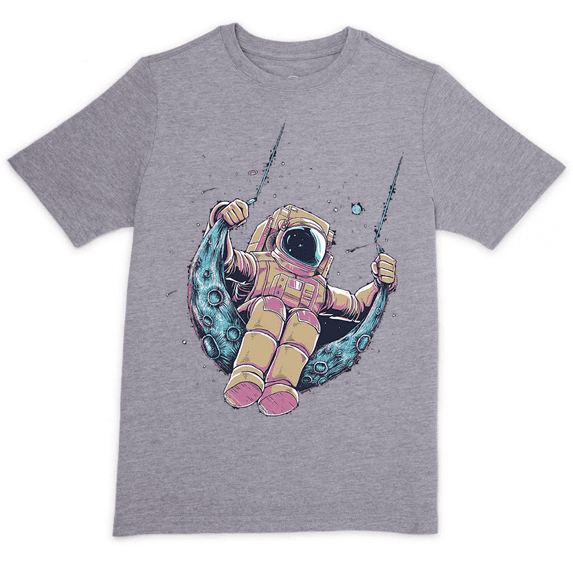 Boys Short Sleeve Astronaut Graphic T-Shirt Size 14-16
