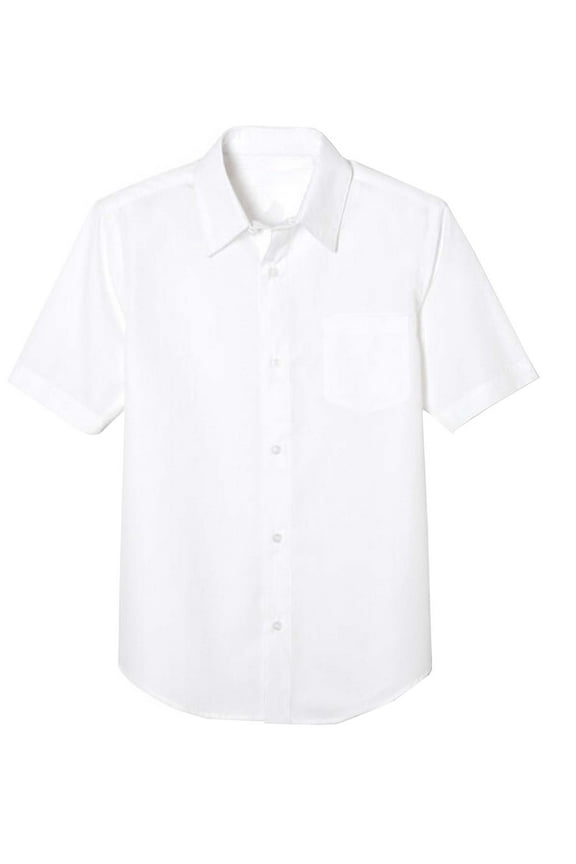 Boys Short Sleeve Casual Dress School Uniform Shirts (Big Boys, Little Boys)