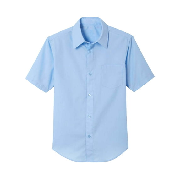 Boys Short Sleeve Casual Dress School Uniform Shirts (Big Boys, Little Boys)